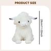 Plush Highland Cow Doll Snuggling Hugging Sofa Ornament Birthday Gifts Teens brown