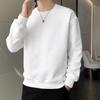 Men's Trendy Fleece-Lined Long-Sleeve Sweatshirt for Autumn/Winter