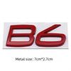 3D Metal AWD T5 T6 B5 B6 Letter Badge Sticker Rear Trunk Emblem  Decal High-Quality Automotive Exterior Accessories