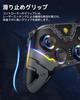 EasySMX Wireless RGB Backlit PC Controller for Switch Joy-Cons, Compatible with Windows PC, Switch, iOS, Android, and Steam, with Hall Effect
