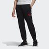Adidas Originals Knitted Sweatpants Men's Black Moderate Straight Fit Pants GE0806