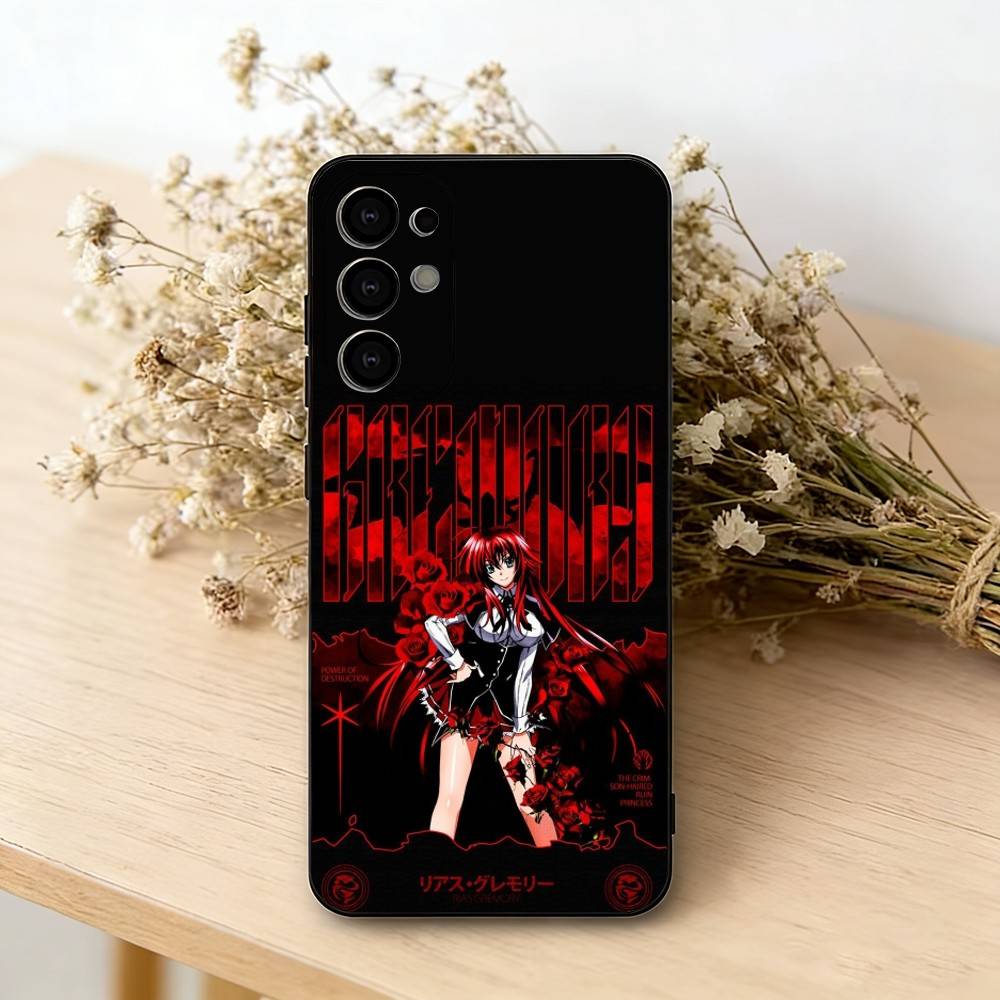 

High School DxD R-Rias Gremory Phone Case For Samsung S25,S24,S21,S22,S23,S30,Ultra,S20,Plus,Fe,Soft Silicone Black Cover Samsung S23ULTRA5G