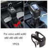 For Volvo XC60 XC90 S90 V90 S60 V60 gear head gear shift sleeve carbon fiber gear lever sleeve gear decoration