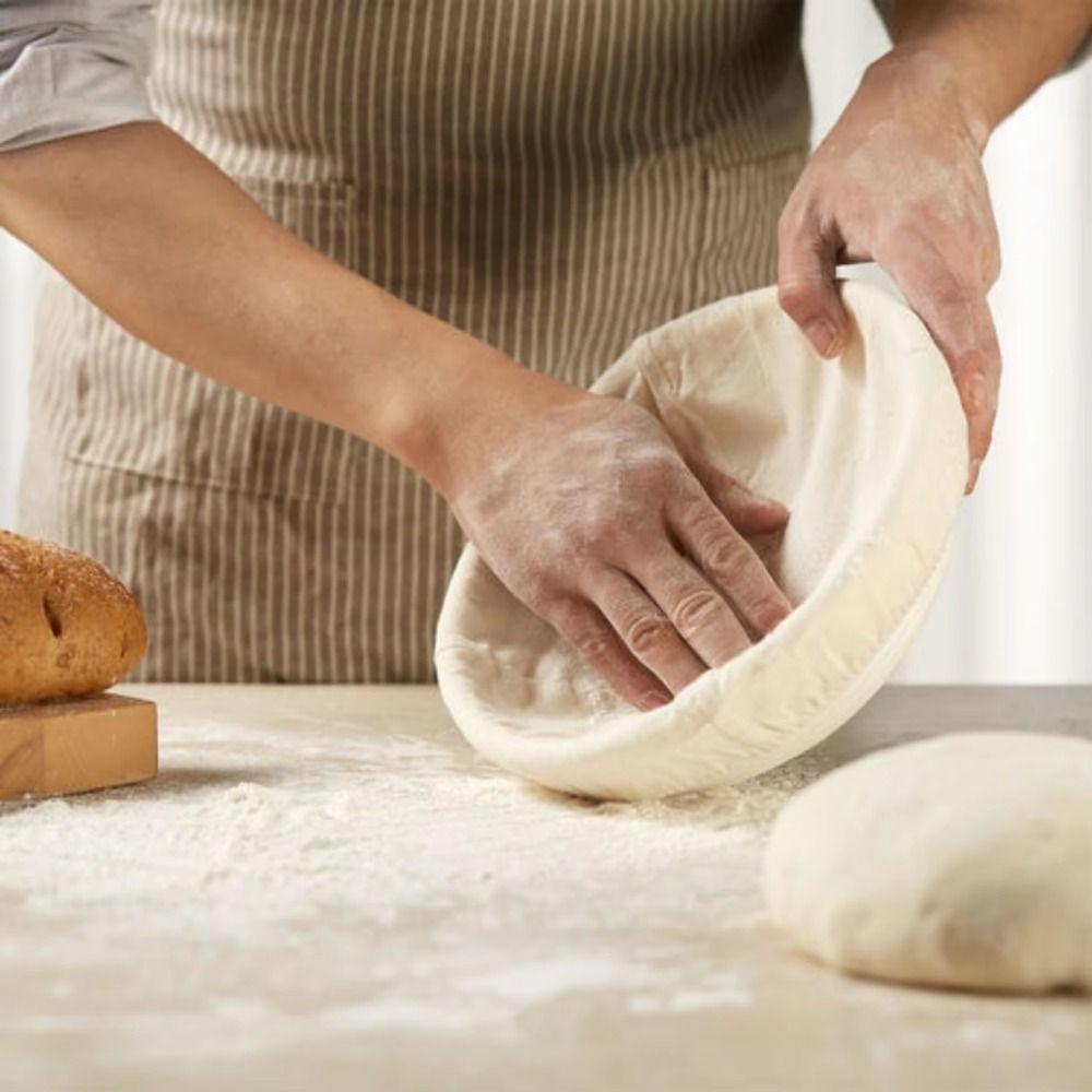 Round Bread Proofing Basket with Liner Dough Fermentation Basket  Sourdough
