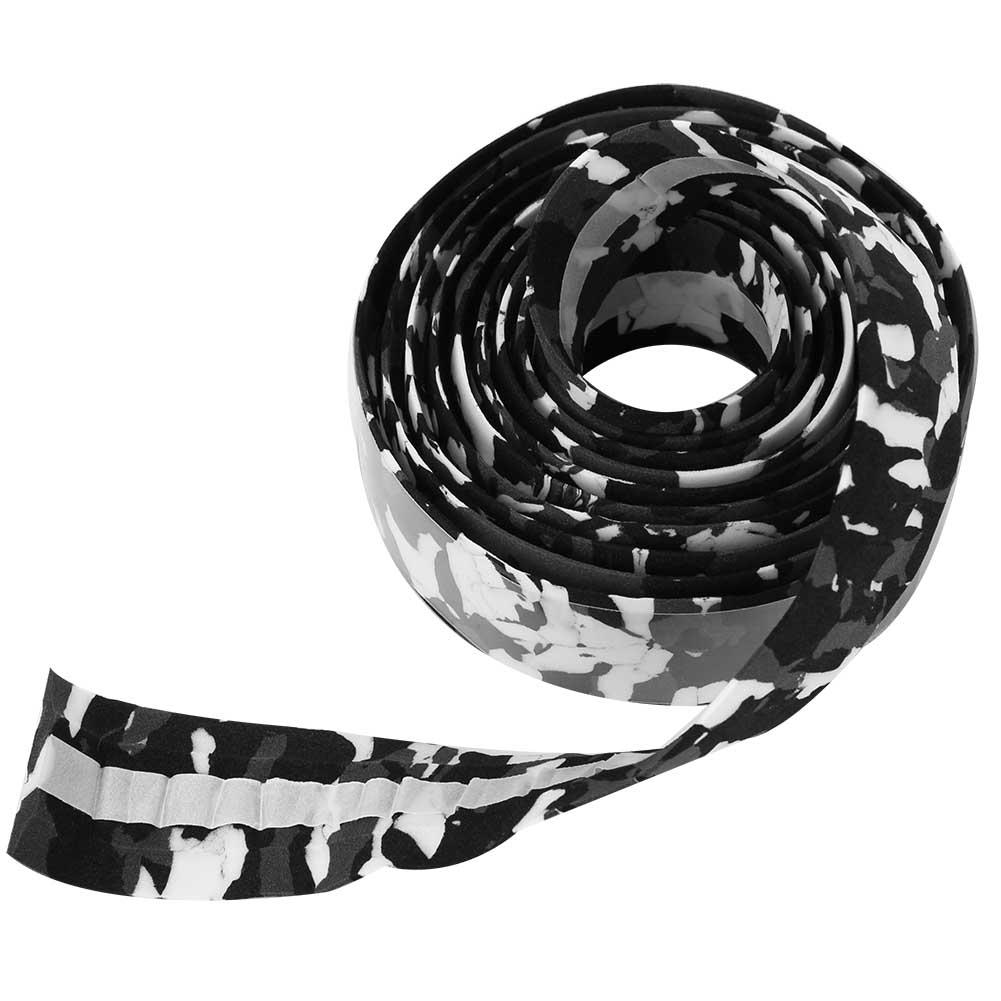 Anti Skid Mountain Bike Handlebar Tapes Bicycle Cycling Handle Bar Wrap (black&white Camo)