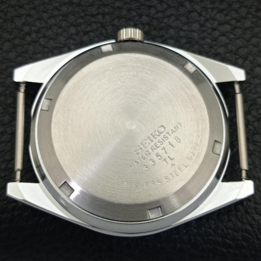 REFURBISHED SEIKO 5 AUTOMATIC 6309A JAPAN MENS ARABIC BLACK DIAL WATCH a427341-2 QRL-a427341