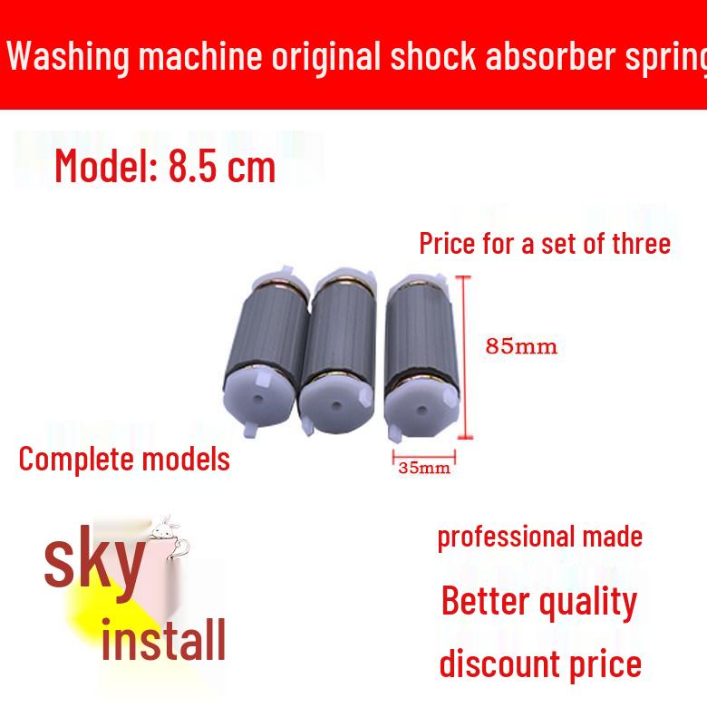 Semi-Automatic Washing Machine Shock-Absorbing Feet & Thicker Springs Kit