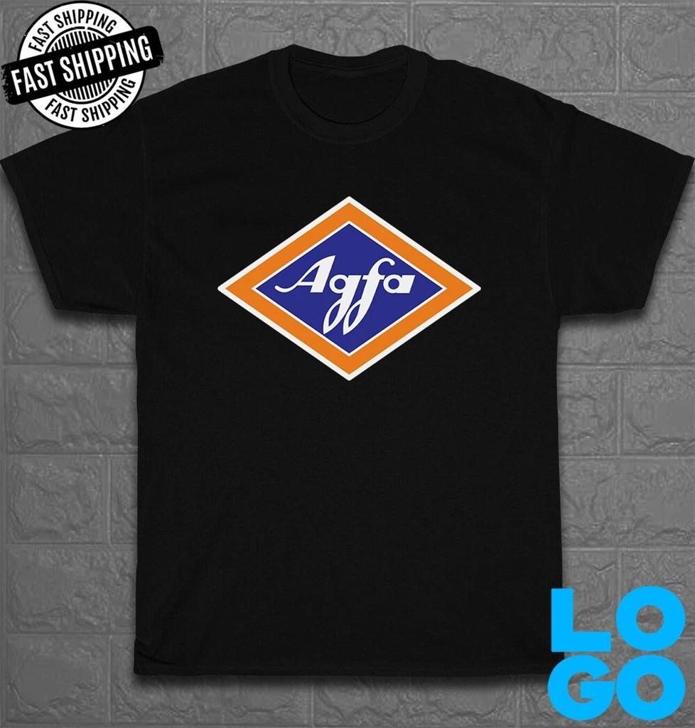 New T-Shirt Agfa Camera Film Logo Funny T-Shirt Made In USA Size S To 5XL