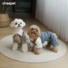 Pet Clothing Autumn and Winter Dog Four-legged Overalls Maltese Teddy Dog Tractable One-piece Cotton Suit