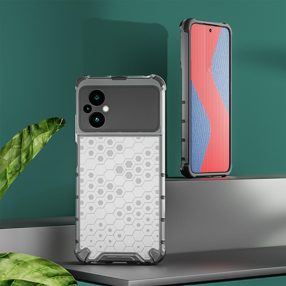 

Противоударный защитный чехол KEYSION для Xiaomi POCO M5 M5S, мягкий силикон + ПК, прозрачная сотовая задняя крышка для телефона POCO M4 5G for POCO M4 5G чистый