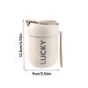 316 Stainless Steel Water Cup With Straw Detachable Double Wall Insulated Milk Coffee Mug Sealed Drinking Cup For Kids