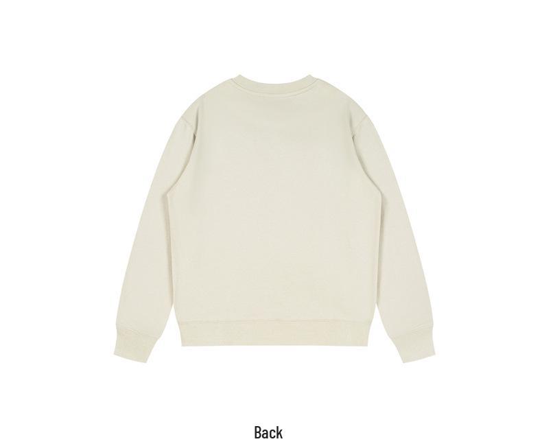 AMI&EASY Bluza z haftowanym napisem A Love - Unisex Casual z okrągłym dekoltem na wiosnę/jesień