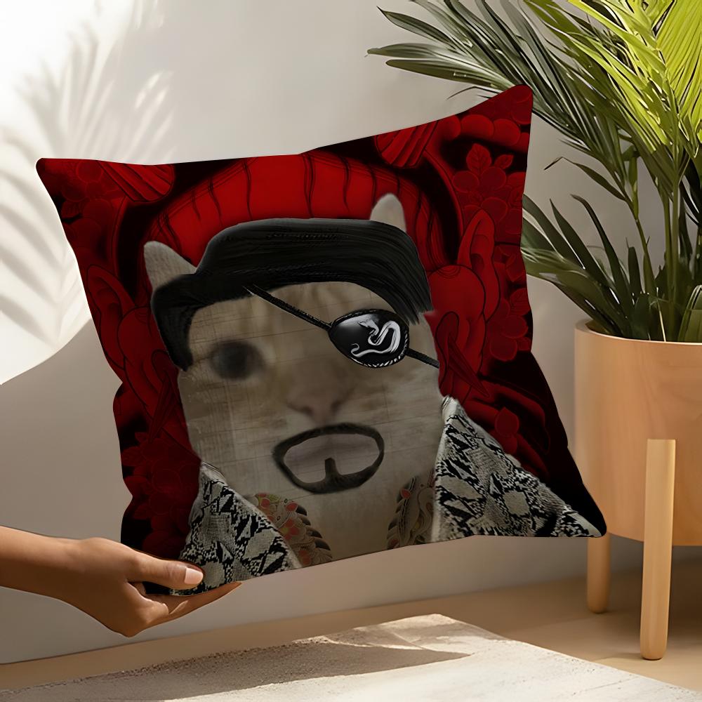 Goro Majima Yakuza Meme Pillow Case Home Living Room Decoration Linen Pillow Cases Cushion Cover
