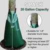 12 Pack 20 Gallon Tree Watering Bags Reusable Heavy Duty Slow Release Water Bags for Trees Premium PVC Tree Drip Irrigation Bag