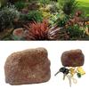 Natural Looking Resin Fake Rock Key Holder Outdoor Garden Invisible Storage Box For Keys Jewelry Cash Safe Concealment