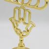 Modern 7Branch Candle Holder Hanukkah Menorah Candlestick Table Centerpiece Multifunctional Home Accent Ornaments
