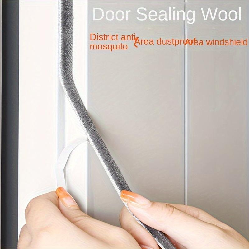 Self-Adhesive Door Window Sealing Strip,Draft Stopper with Adhesive Backing for Aluminum Alloy Windows Wooden Doors, Collision Prevention Seal Strip
