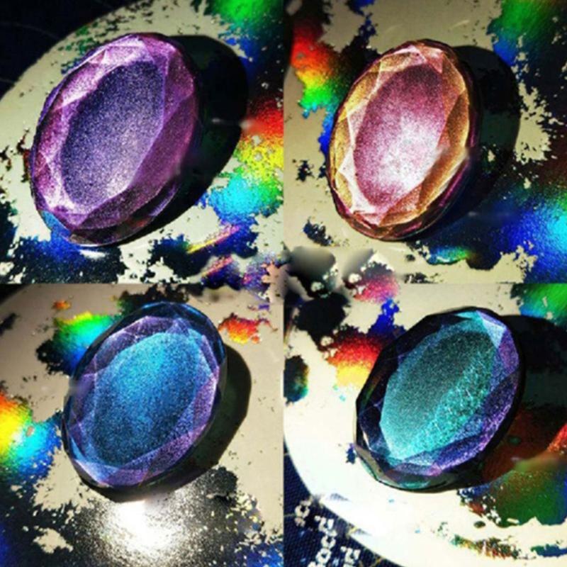 Chameleon-Powder Color Shift Slídový prášek pro epoxidovou pryskyřici Perleťový pigmentový prášek pro malování Výroba mýdla Sliz 12 barev