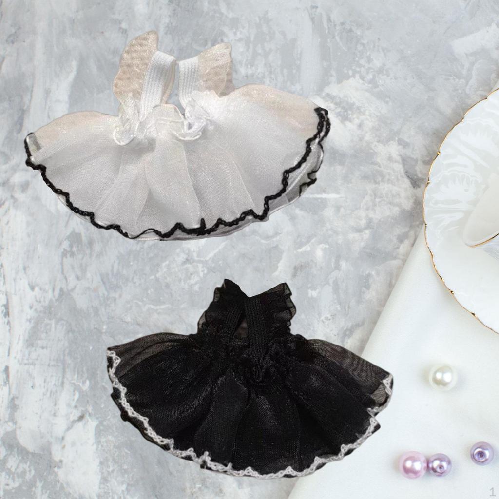 2x 14cm Doll Clothes Clothing Costume, Imagination Flexibility Fashion Birthday Gifts, DIY