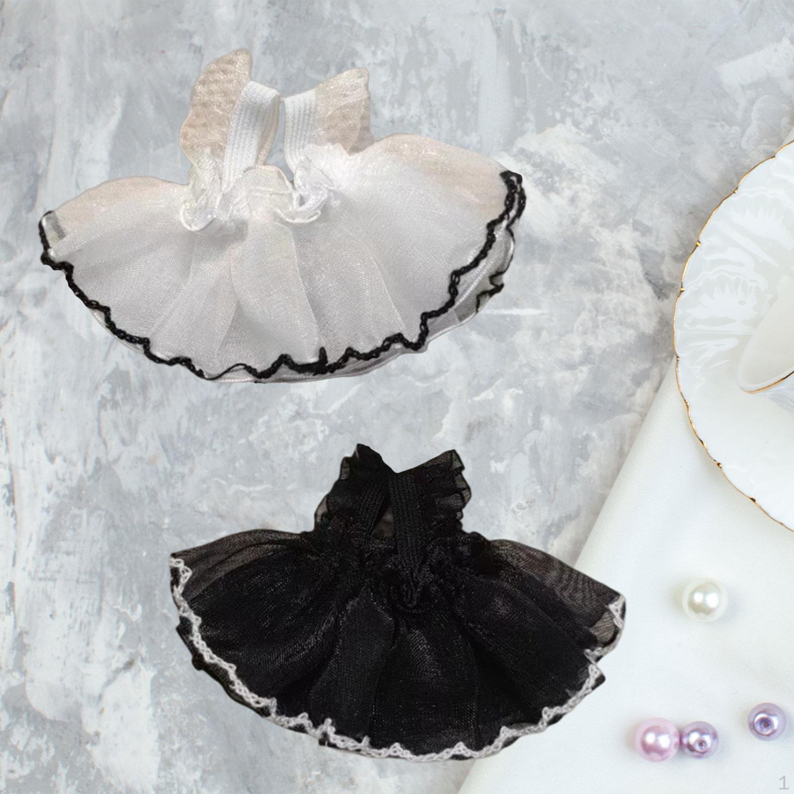 

2x 14cm Doll Clothes Clothing Costume, Imagination Flexibility Fashion Birthday Gifts, DIY