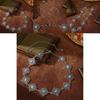Chinese Knot Metal Waist Accessory With Carved Details And Turquoise For Dress Up