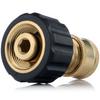 Rosfix Adapter M22 Do Akcesoriów Z Szybkozłączką 1/4"" – Kompatybilny Z Myjkami Ciśnieniowymi | Mosiądz | Max 200 Bar, 90°C, 40 L/min