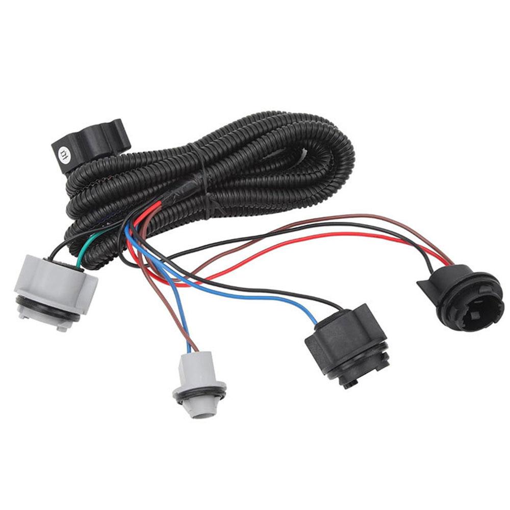 2pcs Tail Light Wiring Harness Kit For Chevy Silverado 1500 1500HD 2500HD 3500 2003-2007 Rear Lamp Wiring Harness Accessories