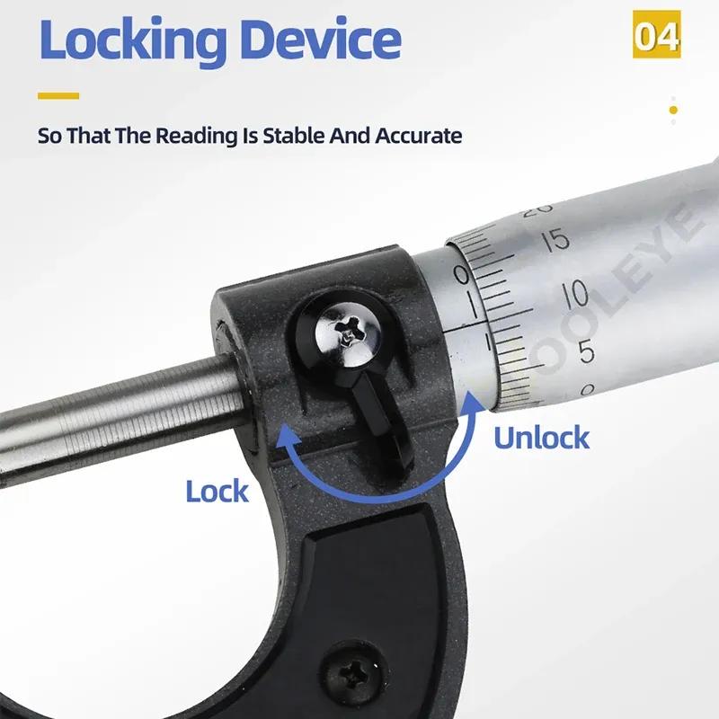 External Micrometer Set Outside Micrometer Micro Meter Mechanical Micrometers Measuring Tools Micrometric Gauges For Measurement