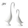 3D Printed Swan Ornament 2Pcs Figurine, Artistic Sculpture with Stable Base, Decorative Collectible Desktop Art Double Ornaments, Minimalist
