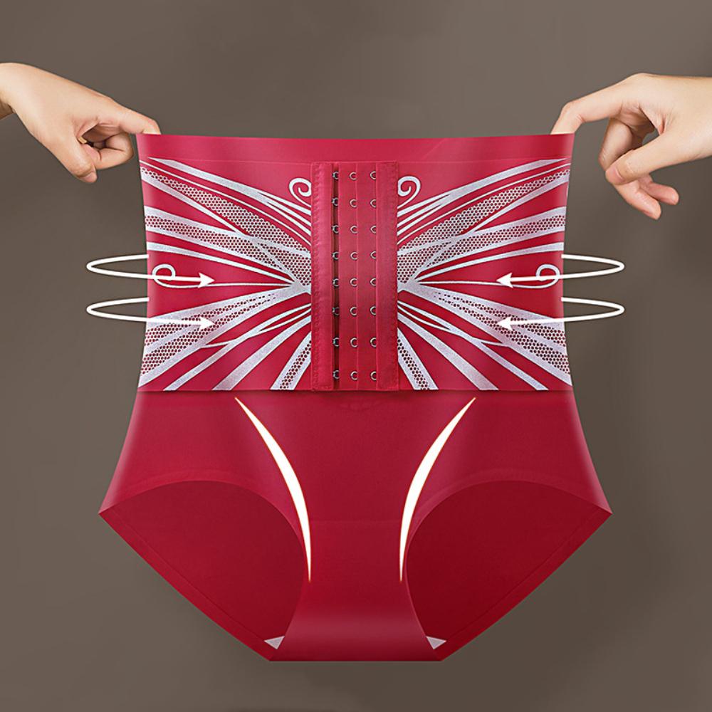 Shapewear Slimming Shaping Panties Buckle Tummy Control Underwear Butt Lifting Briefs Female