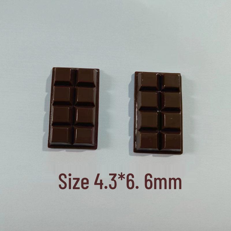 

Креативные смоляные аксессуары из черного и белого шоколада для изготовления украшений своими руками, чехлов для телефонов, серег, заколок для волос