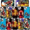 Phone Case for Samsung Galaxy S25 S24 S23 iPhone 16 15 Xiaomi Redmi Note 14 13 12 16E X 11 Pro Max OPPO Moto Huawei Wolverine Cartoon Deadpool Cover