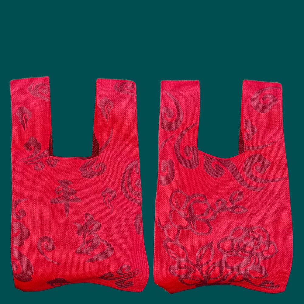 Knitted Mobile Phone Bag For Women In Spring And Autumn Cute Cartoon Versatile One Shoulder Diagonal Cross Bag Travel Coin Purse Small Handbag