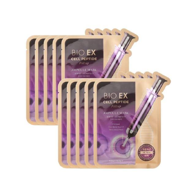 TONYMOLY - Bio Ex Cell Peptide Fill Up Ampoule Mask Set 30g x 10 sheets
