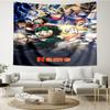 Custom Name My Hero Academia Print Tapestry, Backdrop, Easy Setup, Ideal for Bedroom, Office & Living Room, with Aesthetic Wall Hanging Decor.
