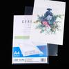 6 Color L Shaped Folder A 4 Plastic Folder Paper Clip Folder Presentation Folder for Protection File