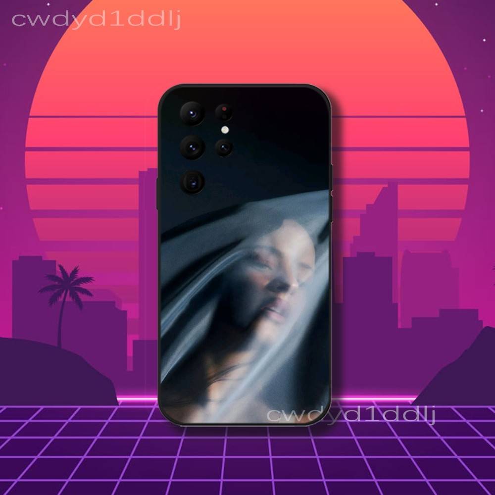 R-ROSALIA LUX Singer Phone Case For Samsung S10,S21,FE,S21 ,S26,S25,S24,S23,Ultra,S9,S22,Plus Black Shockproof TPU