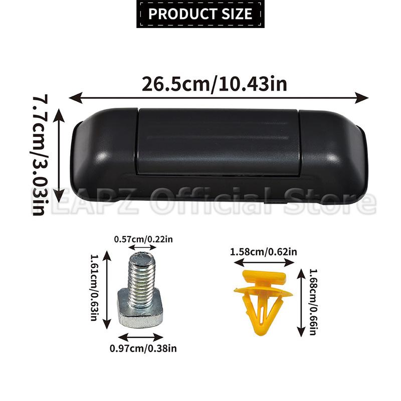 8285065D125PK 82850-65D13 For Suzuki Grand Vitara 1998-2005 Rear Outer Door Black Tailgate Handle Replacement Parts