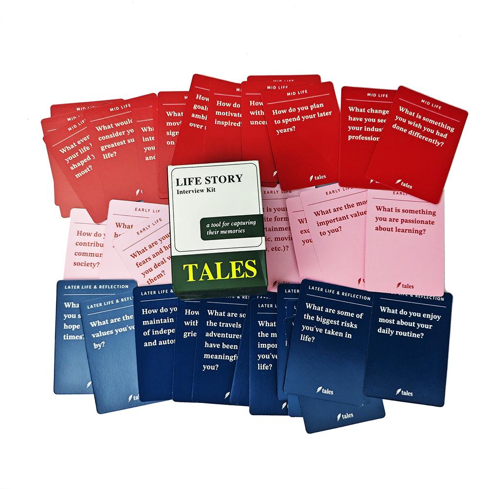 Life Story Interview Kit: Expert-Crafted Prompt Cards for Memory Preservation