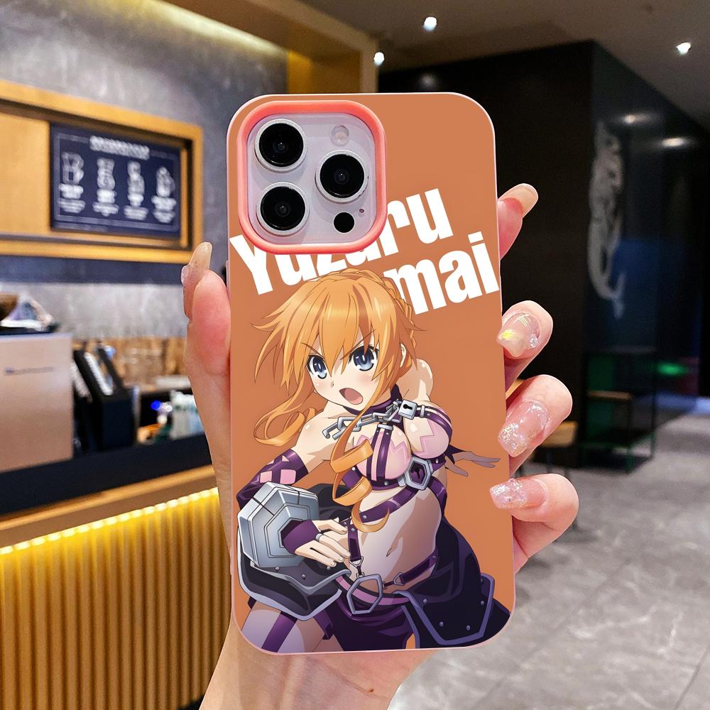

Date a Live Yamai Kaguya Jelly Double layer Pink Mobile Phone Case for iPhone 17 16 15 14 13 12 11 Air Pro Max Plus Protective iPhone17 Pro Max