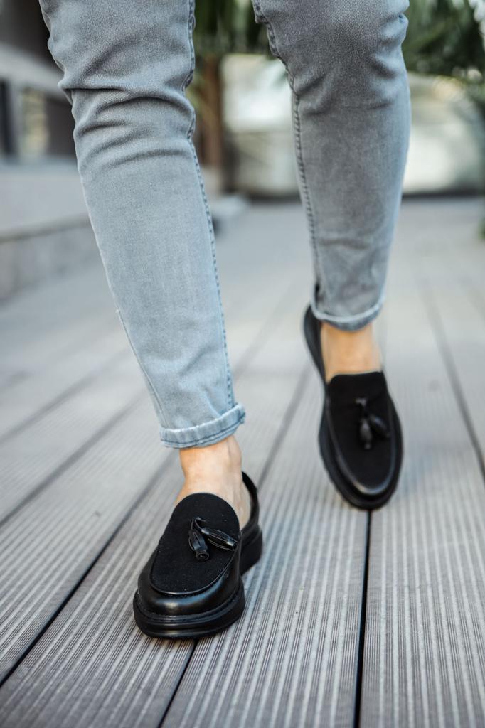 Chekich H Neue Kollektion CH002 Klassischer Loafer Pelle Schuh Weiß Schwarz Braun Tan