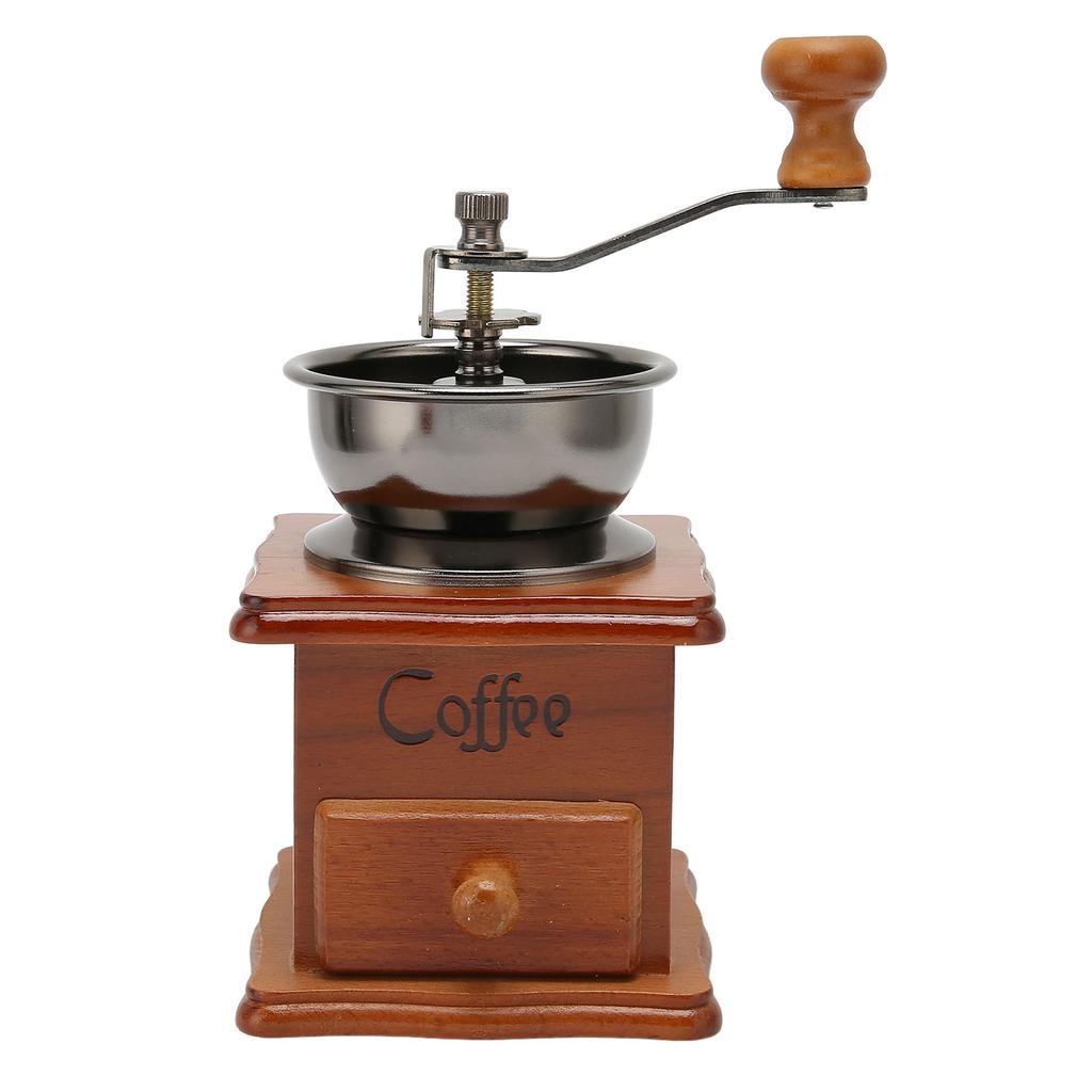 Manual Coffee Bean Grinder Vintage Style Hand Coffee Mill Grinder for Home Coffee Shop Milk Tea