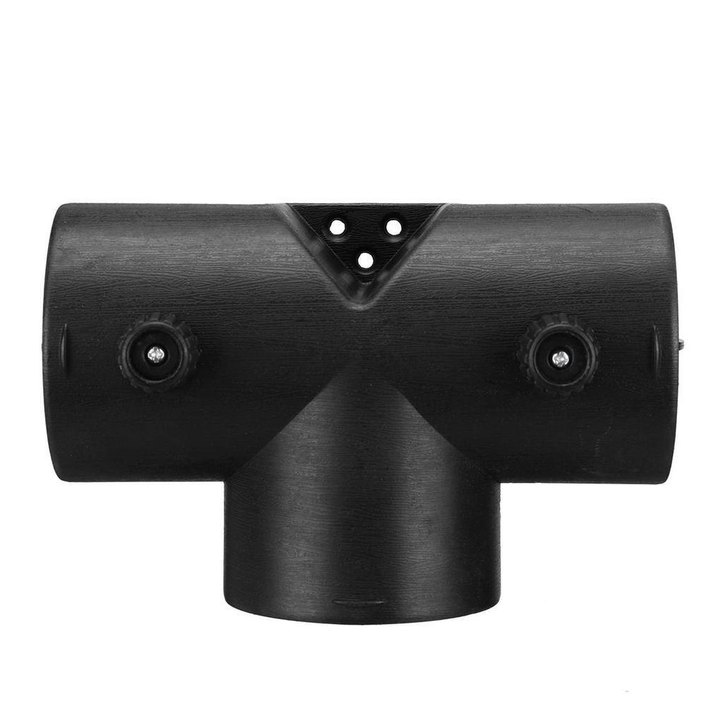 Cupsofu 75mm T Shape Perheater Air Vent Exhaust Connector with Dual Adjust Valve Flaps for Air Heater