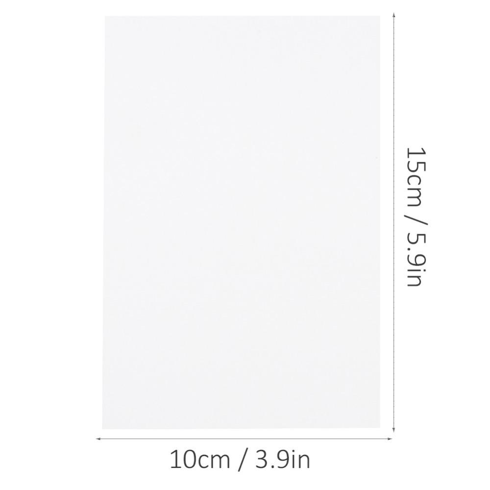 100pcs Paper Thick Chipboard Textured Tagboard White Cardstock Paper  Wedding Invitations A