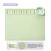 Silicone Craft Mat with Collapsible Cup Non-Stick Surface Easy Maintenance Portable DIY Folding Painting Mat Silicone Pad
