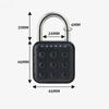 Serratura Tuya Smart con Impronta Digitale Biometrica Serratura Elettronica per Porta Tuya Sblocco Rapido Senza Chiave Tastierino a Codice Numerico Lucchetto Impermeabile IP67