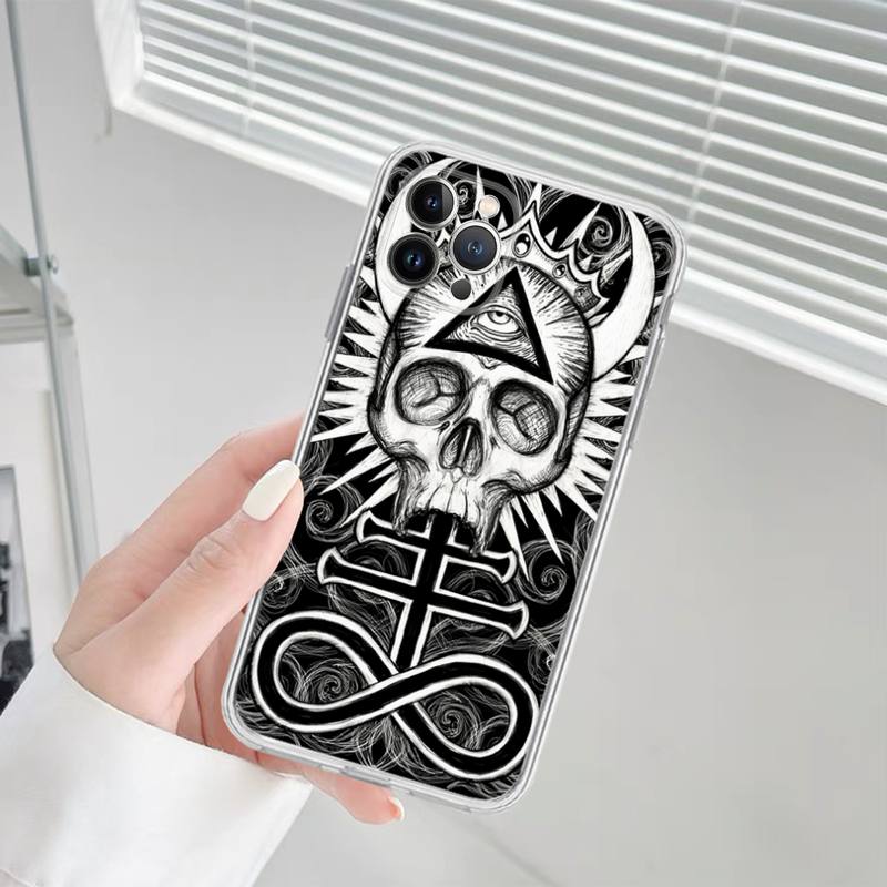 Pouzdro na telefon Ďábel Satan Silikonové Měkké pro iphone 14 13 12 11 Pro Mini XS MAX 8 7 6 Plus X XS XR Kryt