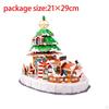 DIY Decoration, Christmas Crafts, Indoor And Outdoor 3D Puzzle for Kids, Craft House