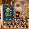Multifunctional Holiday Decoration Surprises Family Ape Man 24-Day Countdown Advent Calendar Themed With Christmas Festival