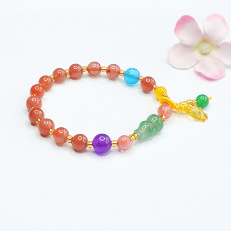 2026 Ximang 2026an Agate Bracelet Gourd Cabbage Jewelry Factory Live Delivery S2042014